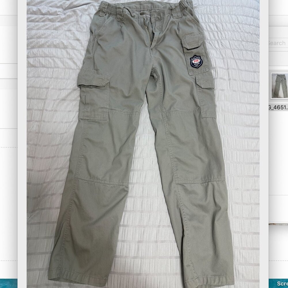 7.5OZ Cargo Pants With Water & Oil Repellent Finish(2)